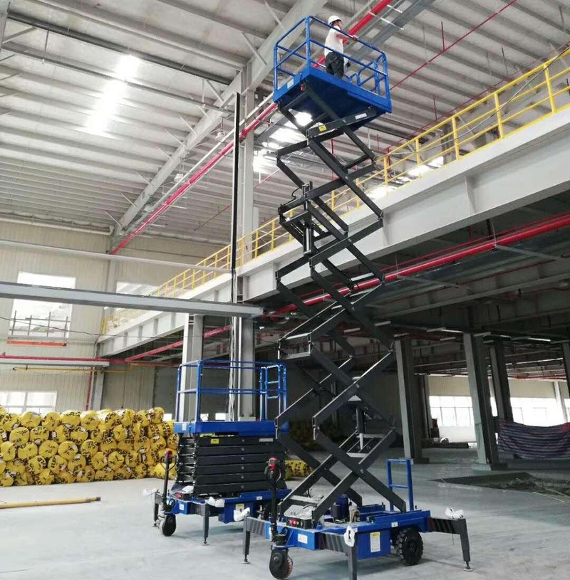 黔南助力行走剪叉式高空作业平台